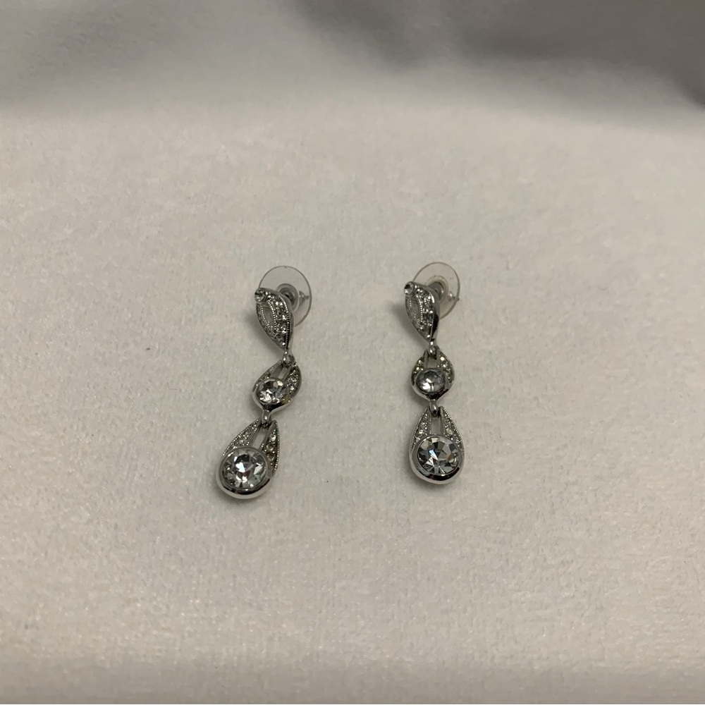 Classic Art Deco Costume Earrings